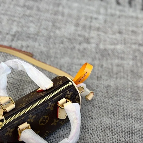 Louis Vuitton Gold and Brown Mini Bag